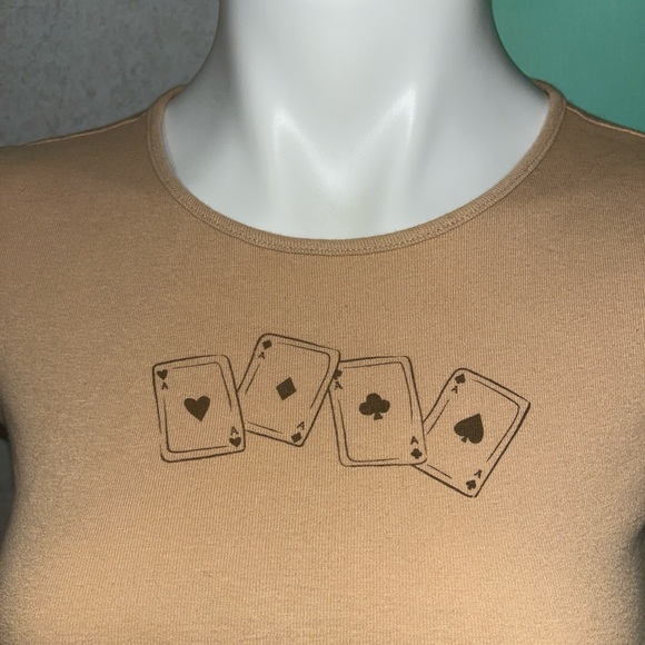 American eagle aces cards baby tee - Picture 2 of 3